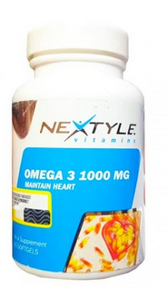 کپسول ژلاتینی نرم امگا 3 - 1000 میلی گرم 60 عددی نکستایل